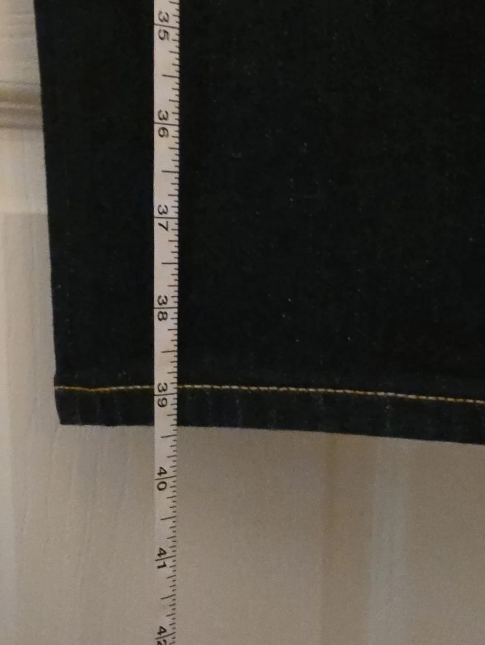 Tory Burch 32 High-Rise Dark Blue Women's Straightleg Jeans